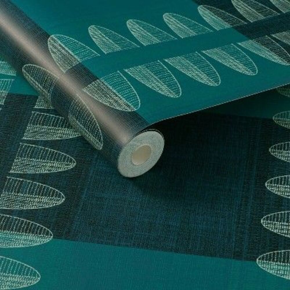 Opalhouse Jungalow Diskus Plaid 198"x20" Peel and  Blue